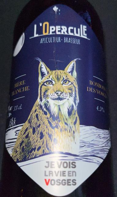 Bonbon Des Vosges 4.5%, Brasserie L'Opercule, France