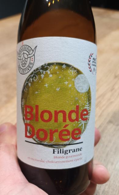 bonde doree filigrane, Brasserie Des Estives