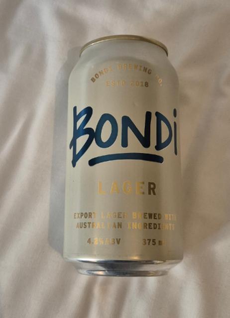 bondi lager, The Bondi Brewing Co.