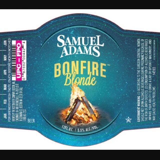 Bonfire Blonde 5.5%, Samuel Adams (Boston Beer Company), United States