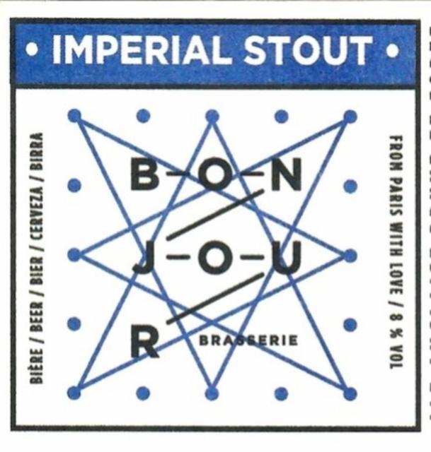 Bonjour Imperial Stout 10.0%, Bonjour Brasserie [Closed], France