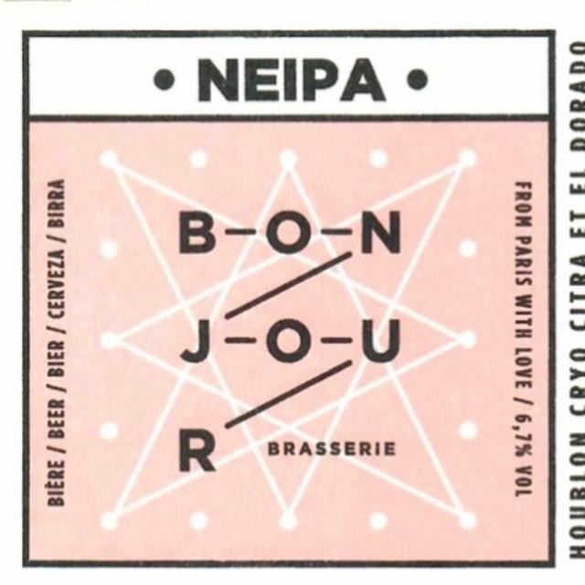 Bonjour NEIPA 5.6%, Bonjour Brasserie [Closed], France