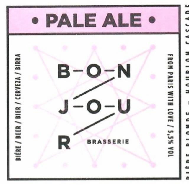 Bonjour Pale Ale 5.5%, Bonjour Brasserie [Closed], France