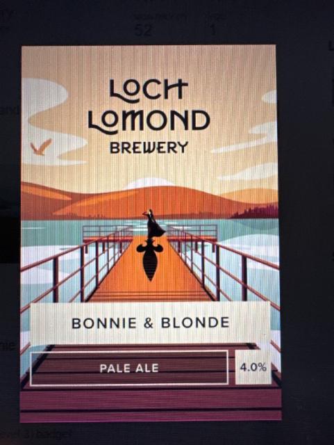 Bonnie N'Blonde 4.0%, Loch Lomond Brewery, Scotland