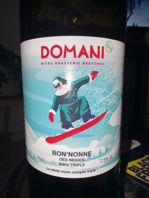 Bon'nonne 7.5%, Brasserie Domani, France