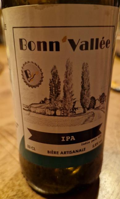 Bonn'Vallée IPA 5.8%, Microbrasserie Du Glandin (Bonn'Vallée), France
