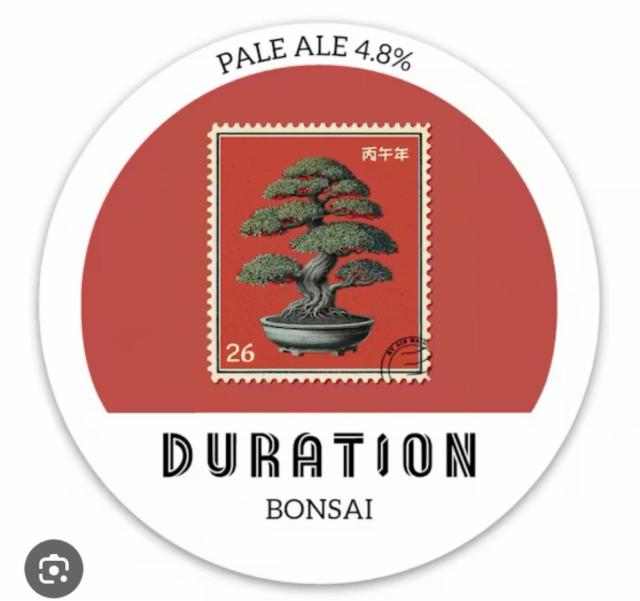 Bonsai 4.8%, Duration Brewing, England