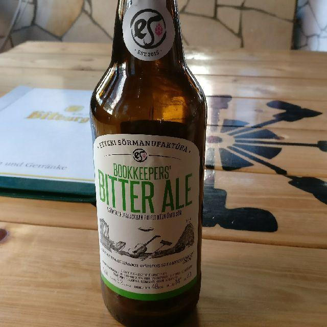 Bookkeepers' Bitter Ale 5.2%, Etyeki Sörmanufaktúra, Hungary