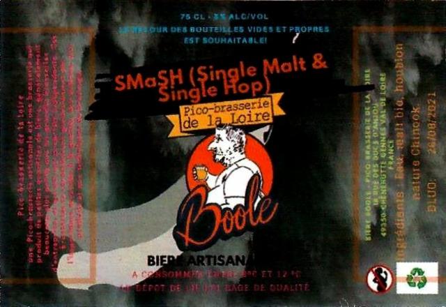 Boole SMASH 8.0%, Picobrasserie De La Loire Boole, France