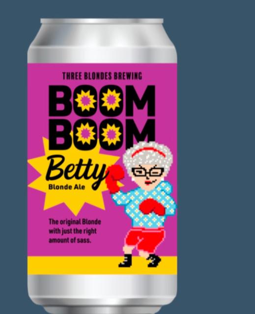 Boom Boom Betty 5.8%, Three Blondes Brewing Company, United States