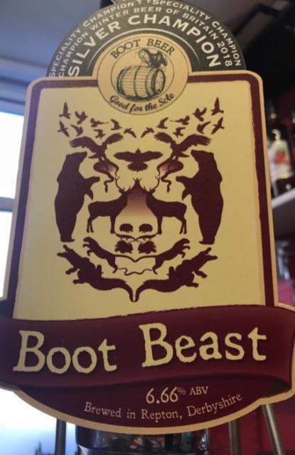 Boot Beast 6.6%, Boot Beer, England