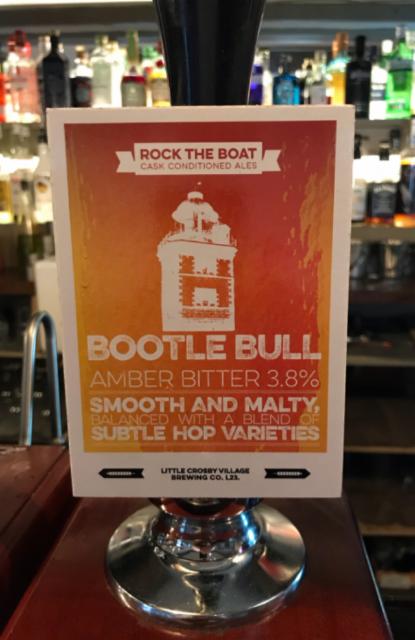 Bootle Bull 3.8%, Rock The Boat Brewery, England