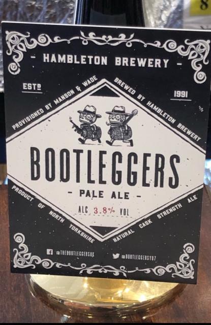 Bootleggers Pale Ale 3.8%, Hambleton Ales / Brewery, England
