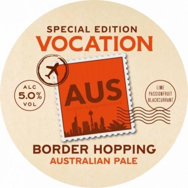 Border Hopping - Australian Pale 5.0%, Vocation Brewery, England