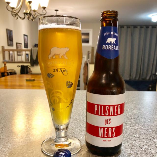 Boréale Pilsner Des Mers 5.2%, Boréale - Brasseurs du Nord, Canada