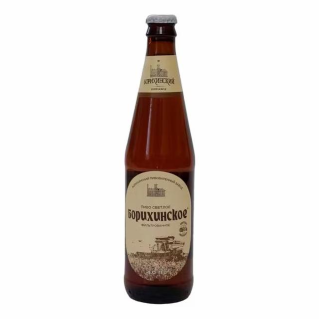 Borihinskoe Svetloe / Борихинское Светлое 4.0%, Borihinskiy Pivzavod / Борихинский Пивзавод, Russia