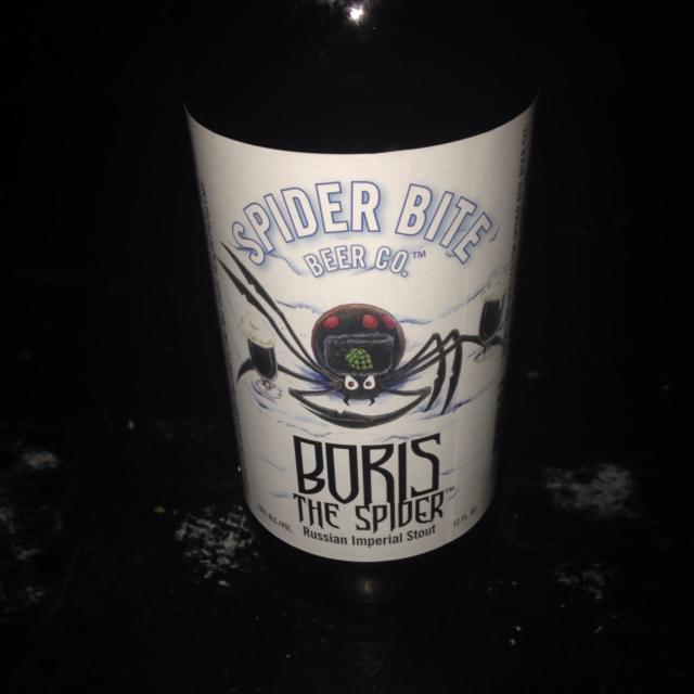 Boris the Spider Russian Imperial Stout 10.0%, Spider Bite Beer Company, United States