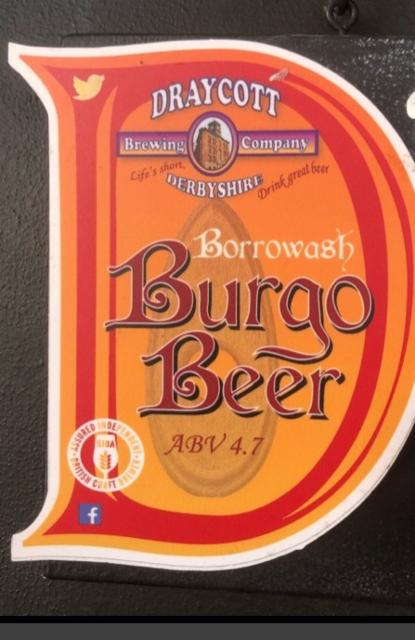 Borrowash Burgo Beer 4.7%, Draycott Brewing Co. ( Derby Taphouse), England