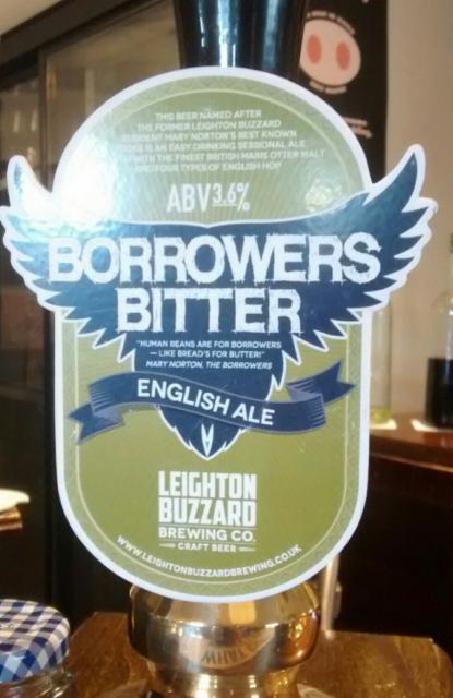 Borrowers Bitter 3.6%, Leighton Buzzard Brewing Co., England