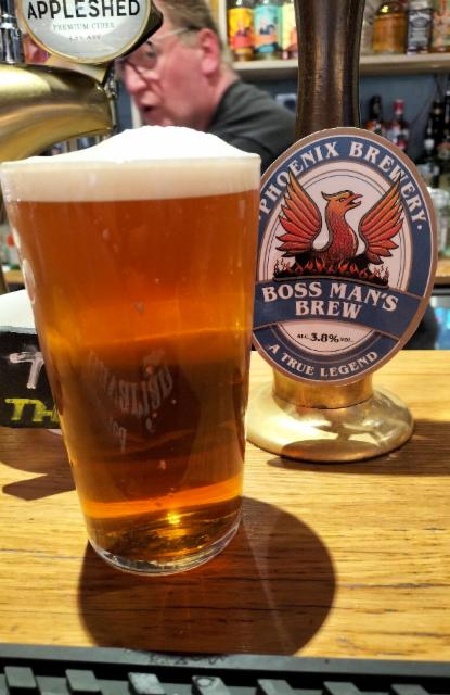 BOSS MAN'S BREW 3.8%, Phoenix Brewery, England