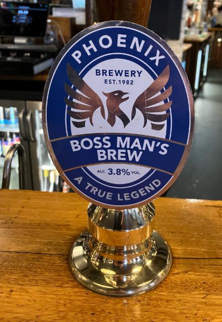 BOSS MAN'S BREW 3.8%, Phoenix Brewery, England