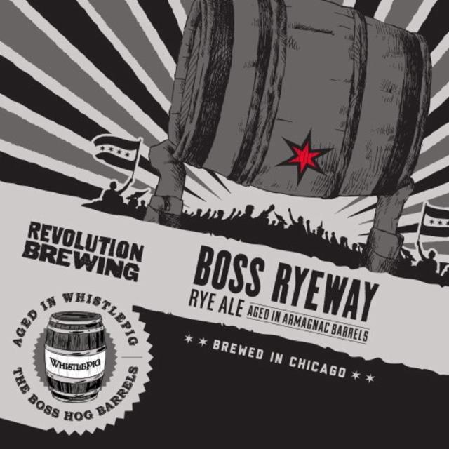 Boss Ryeway (2019) 14.6%, Revolution Brewing Company, United States