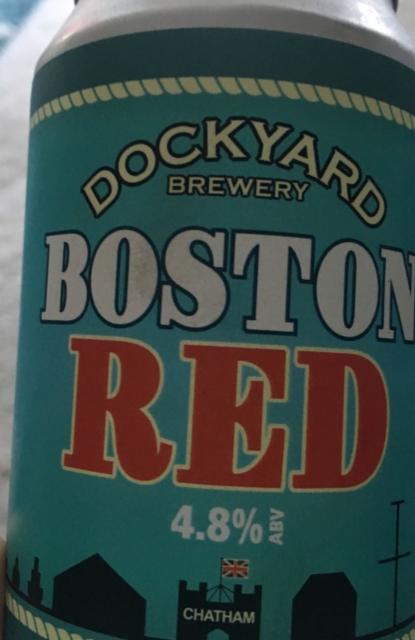 Boston Red 4.8%, Nelson Brewing, England