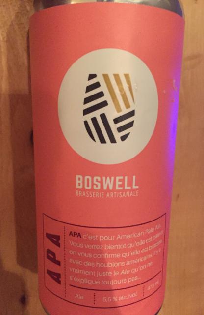 Boswell 5.5%, Mabrasserie, Canada