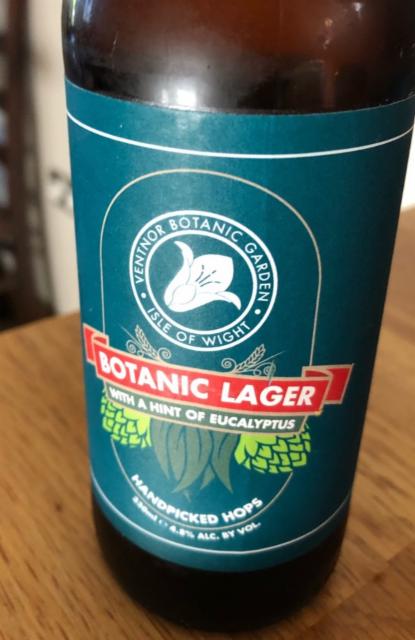 Botanic Lager 4.8%, Goddards Brewery, England