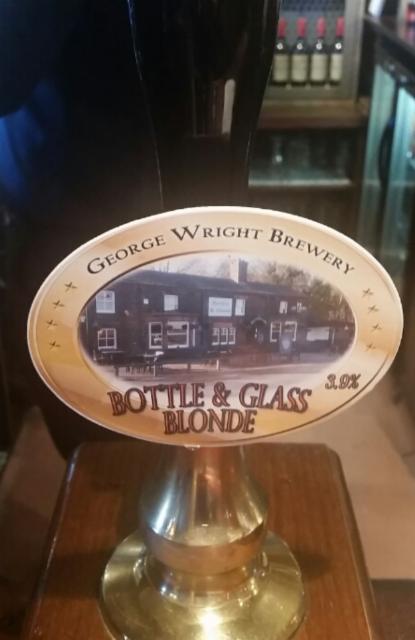 Bottle & Glass Blonde 3.9%, George Wright Brewing Company, England