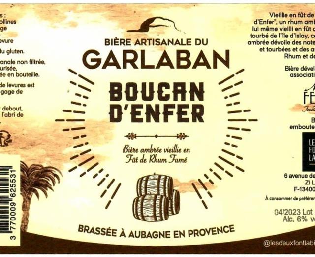 Boucan D'Enfer 6.0%, Les Deux Font La Bière [Closed], France