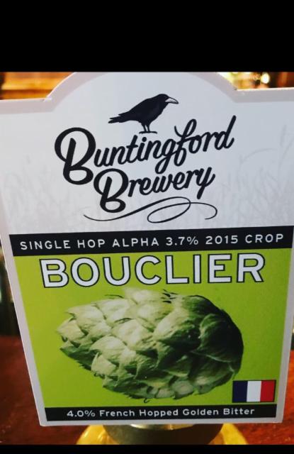 Bouclier 4.0%, Buntingford Brewery, England