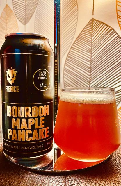BOURBON BA MAPLE PANCAKE ALE 7.4%, Fierce Beer Ltd, Scotland