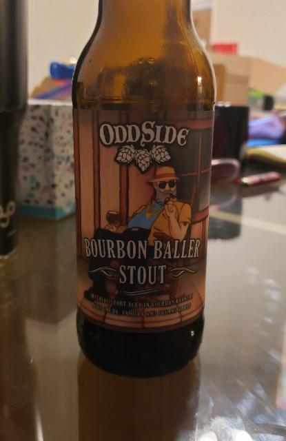 Bourbon Baller Stout 11.0%, Odd Side Ales, United States