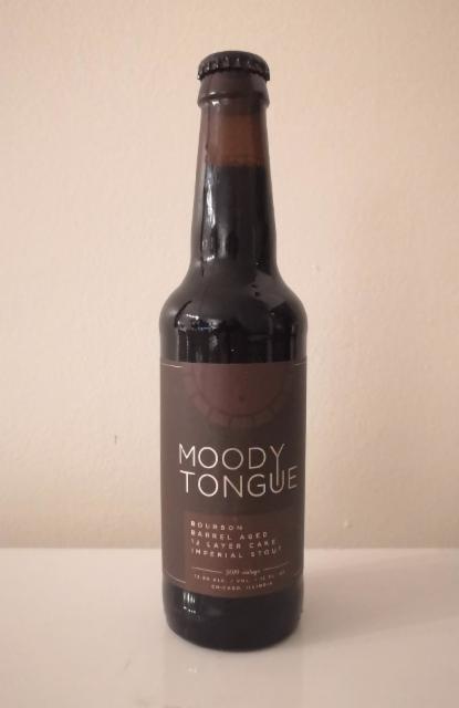 Bourbon Barrel Aged 12 Layer Cake (2019) 13.9%, Moody Tongue Brewing Company, United States