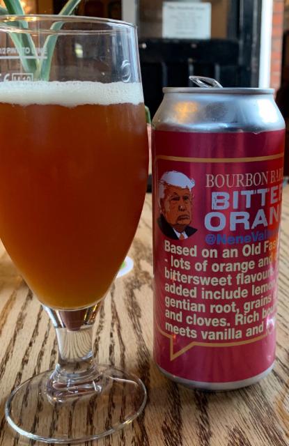 Bourbon Barrel Aged Bitter & Orange 5.5%, Nene Valley Brewery, England