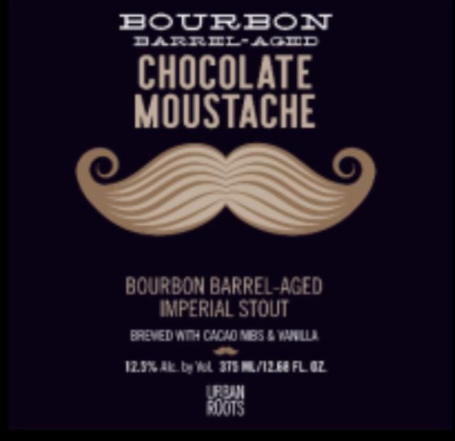 Bourbon Barrel Aged Chocolate Mouctache 14.2%, Urban Roots Brewing, United States