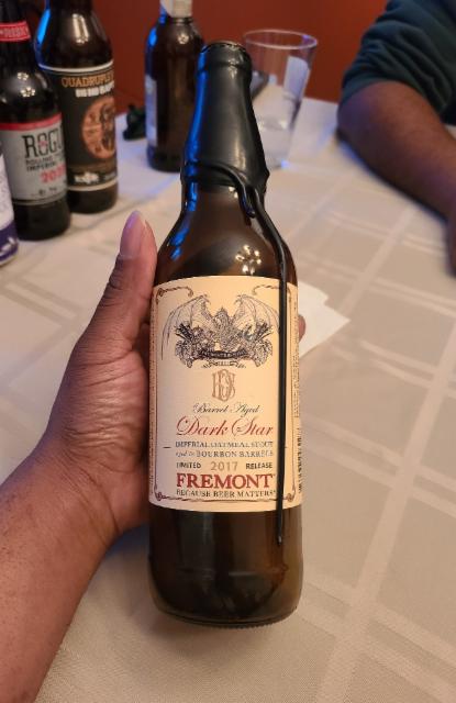 Bourbon Barrel Aged Dark Star (2017) 14.0%, Fremont Brewing Company, United States