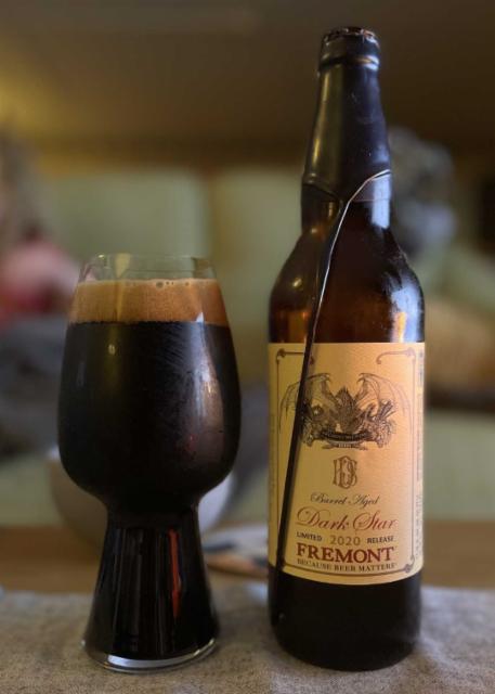 Bourbon Barrel Aged Dark Star (2020) 12.7%, Fremont Brewing Company, United States