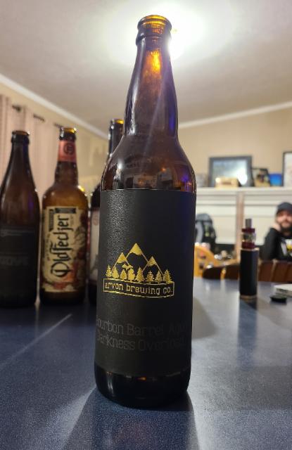 Bourbon Barrel Aged Darkness Overload 13.3%, Arvon Brewing Company, United States