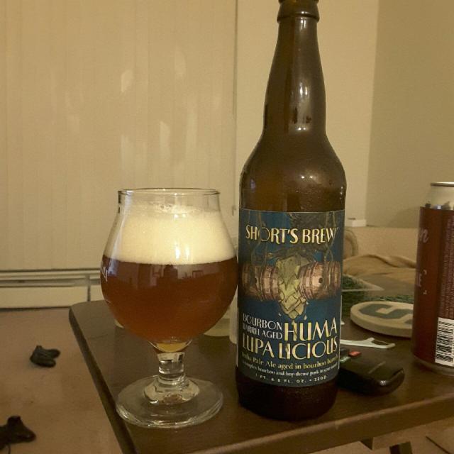 Bourbon Barrel Aged Huma Lupa Licious 11.8%, Short's Brewing Company, United States