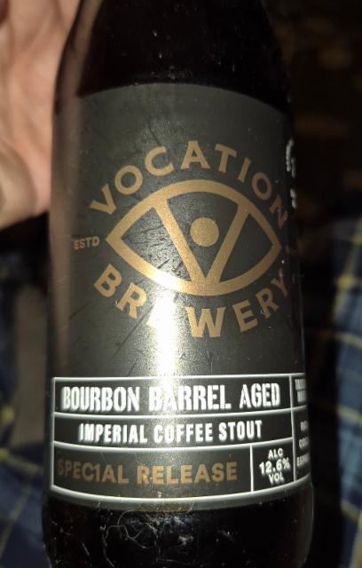 Bourbon Barrel Aged Imperial Coffee Stout 12.6%, Vocation Brewery, England