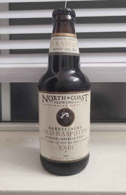 Bourbon Barrel Aged Old Rasputin XXIII 11.4%, North Coast Brewing, United States