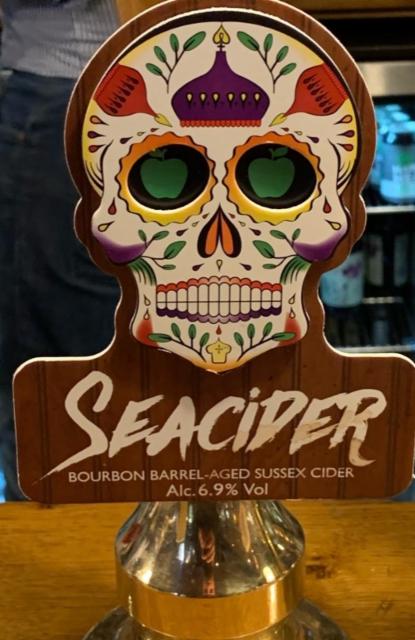 Bourbon Barrel Aged Sussex Cider 6.9%, Seacider, England
