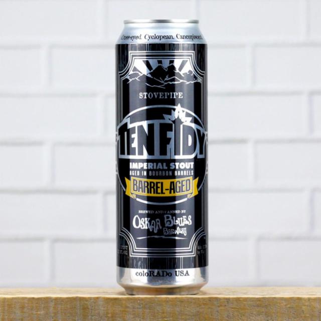 Bourbon Barrel Aged Ten Fidy 12.9%, Oskar Blues Brewery, United States