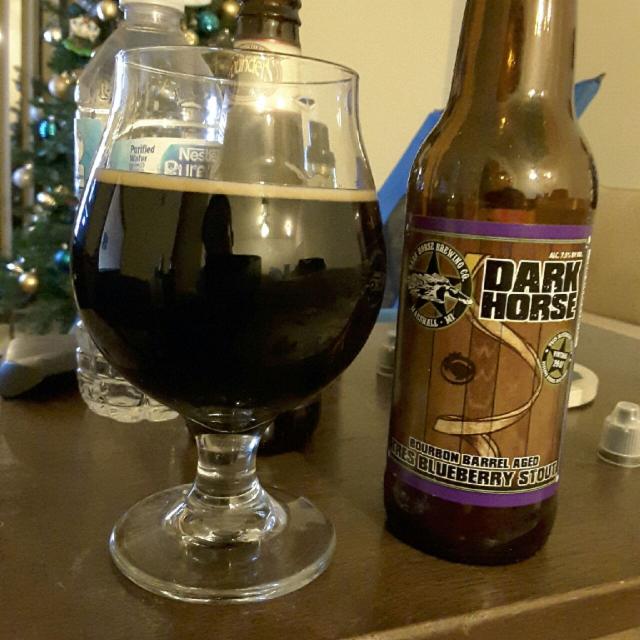 Bourbon Barrel Aged Tres Blueberry Stout 7.5%, Dark Horse Brewing Company, United States