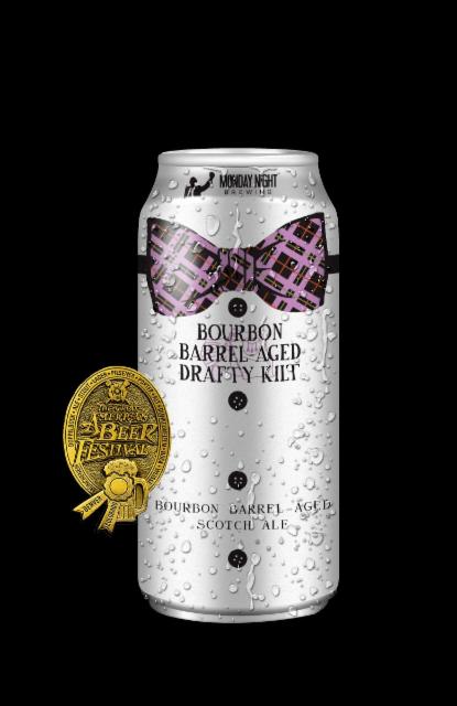 bourbon barrel aged drafty kilt 8.5%, Monday Night Brewing, United States