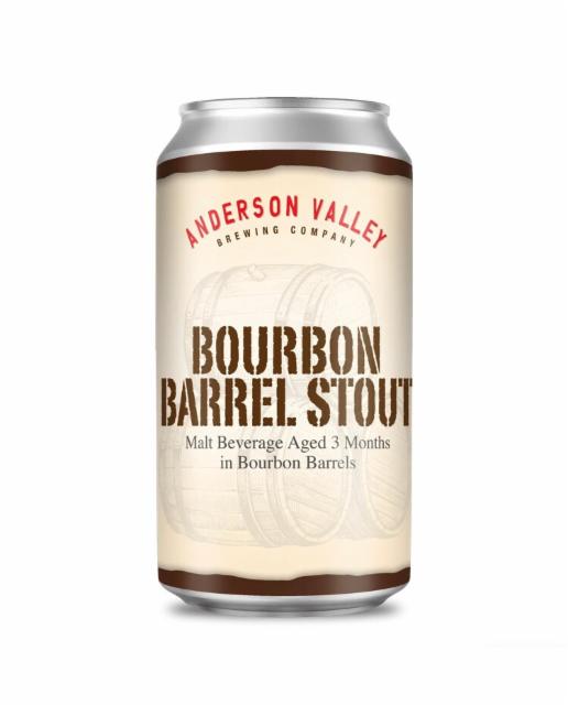 Bourbon Barrel Stout 6.9%, Anderson Valley, United States