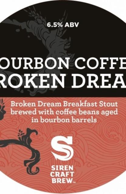Bourbon Coffee Broken Dream 6.5%, Siren Craft Brew, England