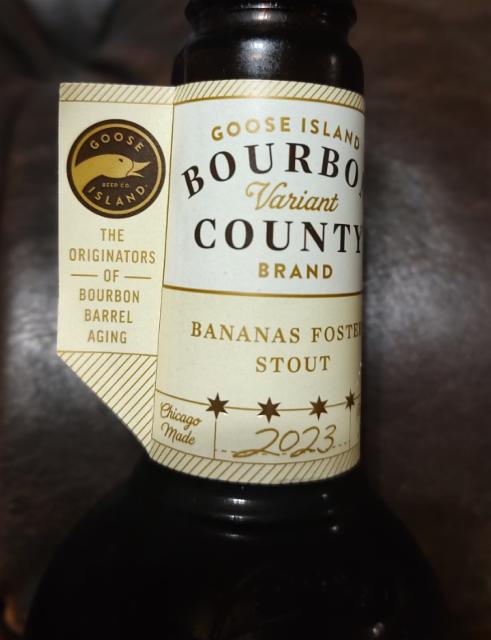 Bourbon County Brand Bananas Foster Stout (2023) 13.9%, Goose Island Beer Company (AB-InBev), United States